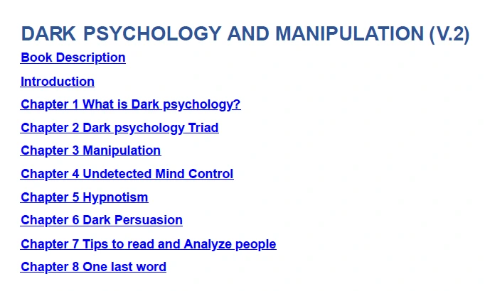 Dark Psychology: 7-in-1 Ultimate Mastery Collection